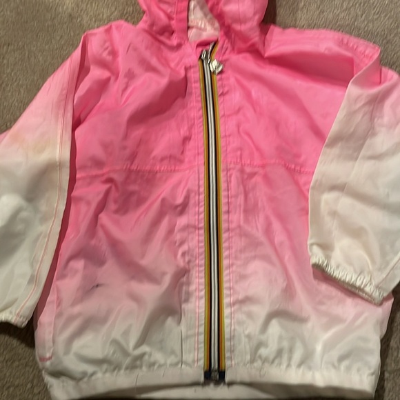 🌧️ K-Way Rain Jacket - Girls Size 3 ombré!! 💗💖 - Picture 3 of 5